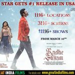 Radhe Shyam Movie Huge Premiers in U S A