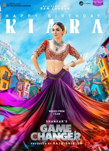 Game Changer Movie Kiara Advani Birthday Poster Launched