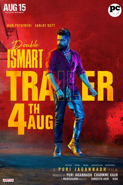 Double ISMART Movie Trailer Release On 4th August 2024