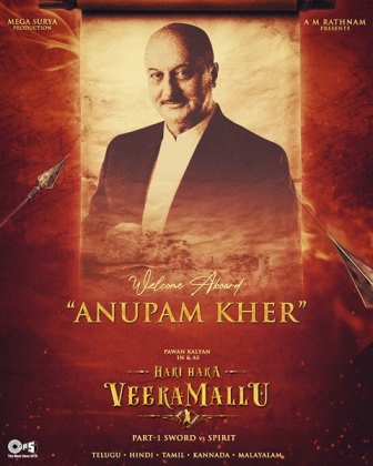 Actor Anupam Kher joins In Hari Hara Veera Mallu Movie