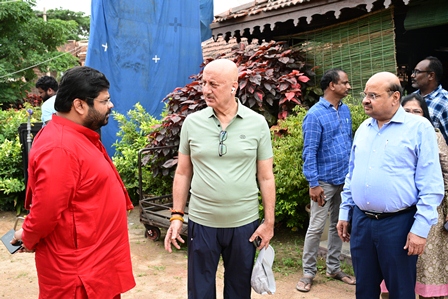 Anupam Kher Joins The Shoot Of Film The India House