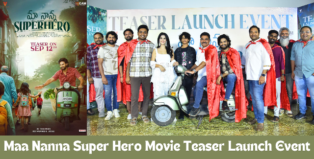 Maa Nanna Super Hero Movie Teaser Launch Event – Tel