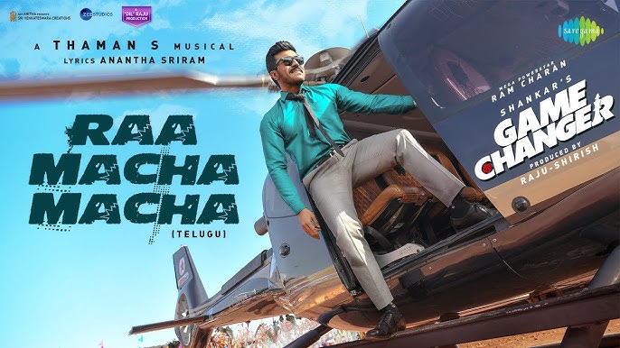 Game Changer  Movie Raa Macha Lyrical Video Song