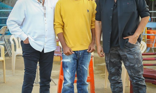 Balayya Visits Victory Venkatesh Shoot Spot- Tel