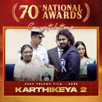 Director Chandoo Mondeti Receives Best Telugu Film Award For Karthikeya 2