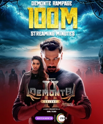 Demonte Colony 2 Movie Crossed 100 Million Streaming Minutes On Zee5