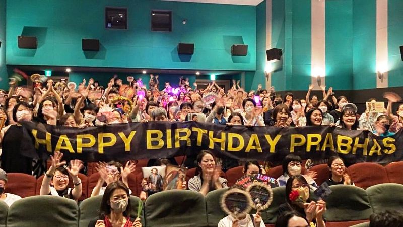 Advance Birthday Wishes from Tokyo Fans to Rebel Star Prabhas