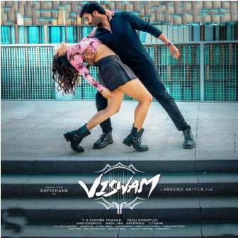 Viswam Movie Vastanu Lyrical Video Song