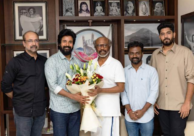 Superstar Rajinikanth Praised Amaran Movie Team Stills