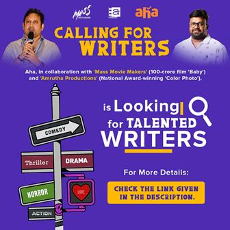 Aha OTT Announces Writers Talent Hunt