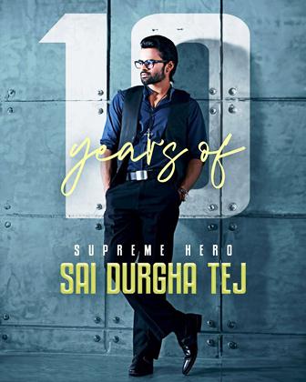 Hero Sai Durgha Tej Completes 10 Glorious Years In TFI