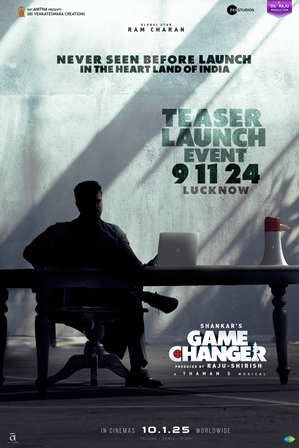 Game Changer Movie Teaser Launch On 9th November 2024