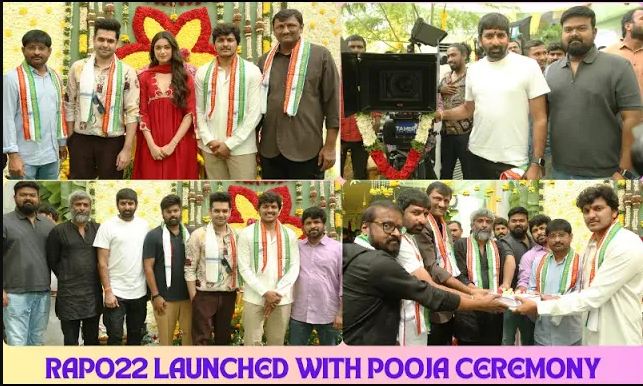 #RAPO022 Movie Launched With Pooja Ceremony