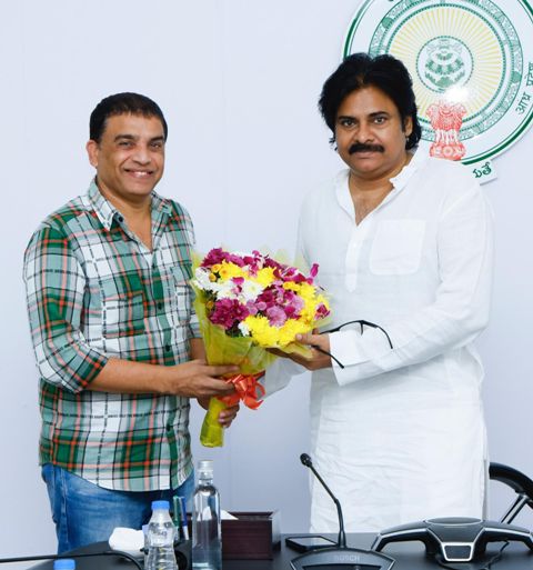 Game Changer Producer met Deputy CM Pawan kalyan