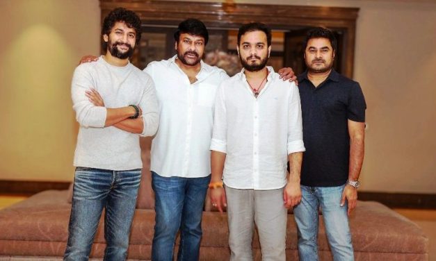 Megastar Chiru – Nani – Srikanth Odela Photos