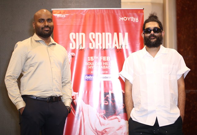 Singer Sid Sriram Concert In Hyderabad on 15th Feb 2025