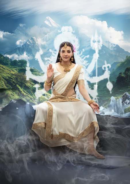 Introducing Kajal Aggarwal As Parvathi Devi From Kannappa