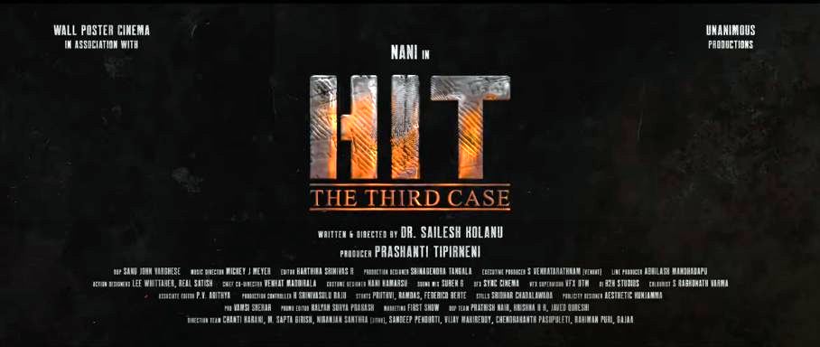 HIT 3 Movie Teaser