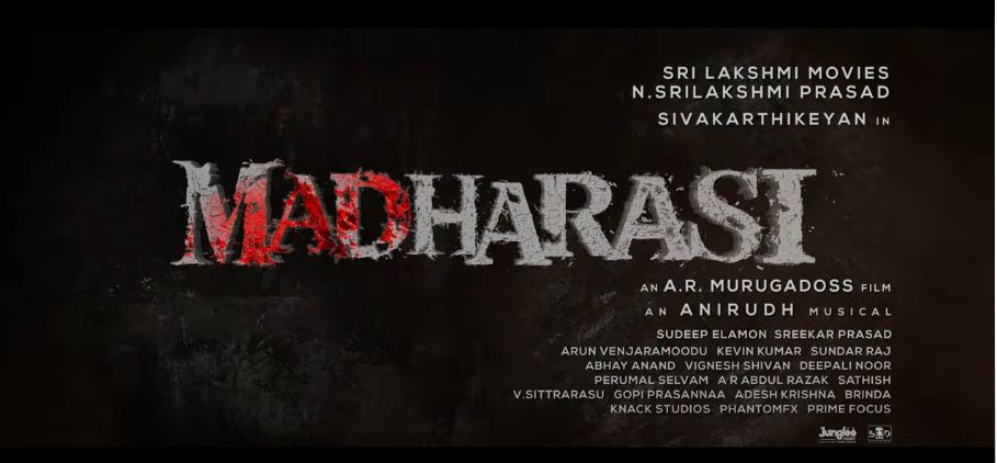 Madharasi Movie Title Glimpse