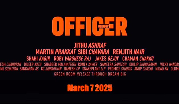 OFFICER on DUTY Movie Trailer