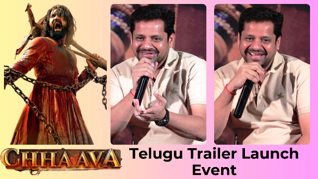 Chhava Movie Telugu Trailer Launch Event